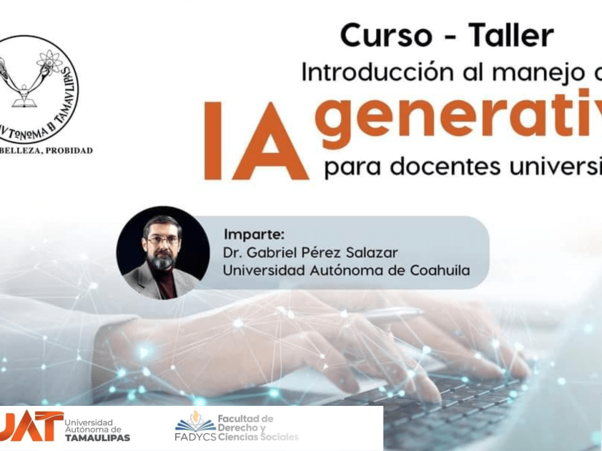 Curso-Taller Introducción al manejo de IA generativa para docentes&nbsp;universitarios